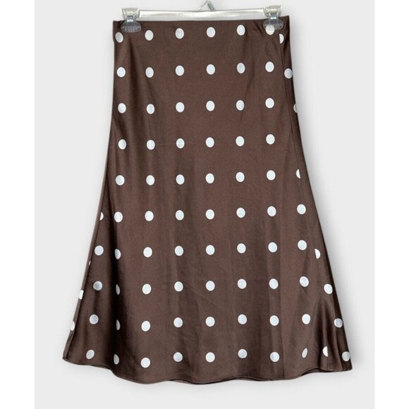 New Loft Womens Small Maxi Slip On Skirt Dark Academia Career Business Casual - Picture 1 of 11